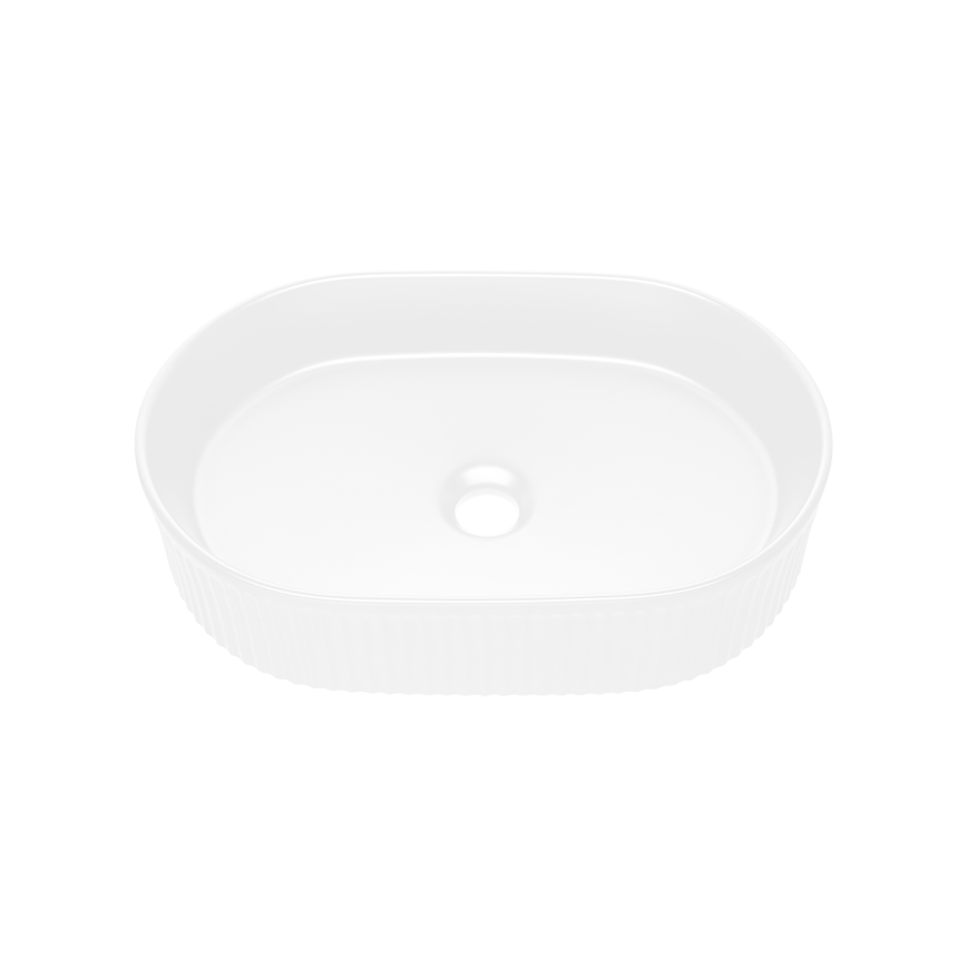 COMAD BEYOND 5 WHITE (E-6564) - Раковина на столешницу BEYOND 48x32,5 см керамика/матовый белый