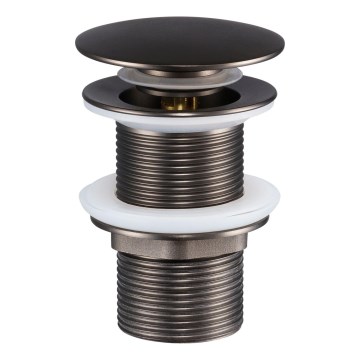 COMAD CLICK-CLACK T201GG-3 - Слив для умывальника CLICK-CLACK диаметр 7 см серый