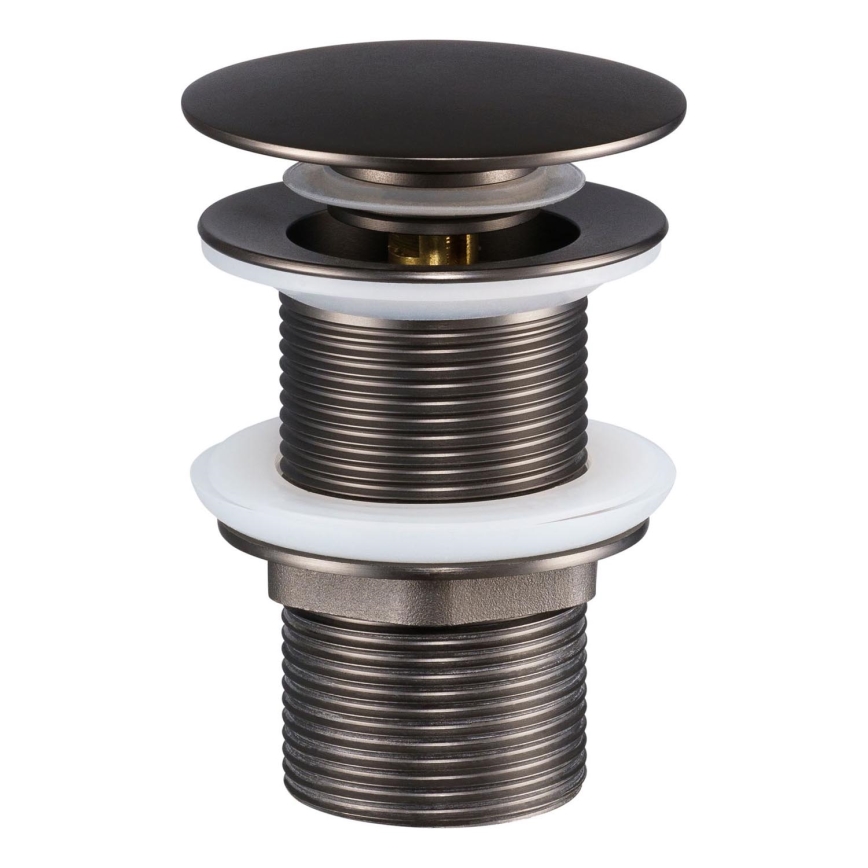 COMAD CLICK-CLACK T201GG-3 - Слив для умывальника CLICK-CLACK диаметр 7 см серый