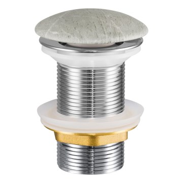 COMAD CLICK-CLACK T201M-Y1-3 - Слив для умывальника CLICK-CLACK диаметр 7 см матовый серый