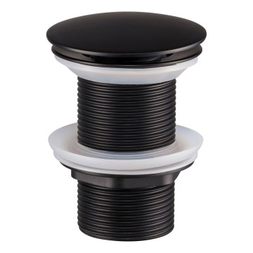 COMAD CLICK-CLACK T201MBG-3 - Слив для умывальника CLICK-CLACK диаметр 7 см матовый черный