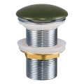 COMAD CLICK-CLACK T201MFG-3 - Відведення для умивальника CLICK-CLACK діаметр 7 см матовий зелений