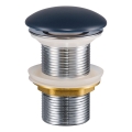 COMAD CLICK-CLACK T201MNB-3 - Відведення для умивальника CLICK-CLACK діаметр 7 см матовий морська синій