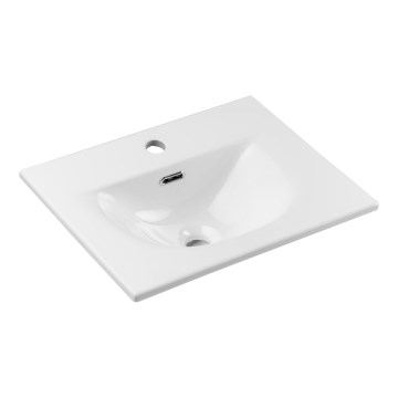 COMAD SKY 3 50CM DP (E-8099-3-50) - Врезной умывальник SKY 51x40 см керамика/матовый белый