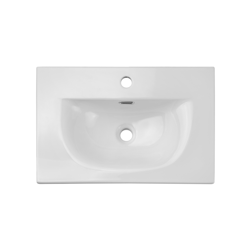 COMAD SKY 3 60CM DP (E-8099-3-60) - Врезной умывальник SKY 61x40 см керамика/матовый белый