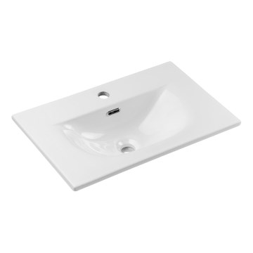 COMAD SKY 3 60CM DP (E-8099-3-60) - Врезной умывальник SKY 61x40 см керамика/матовый белый
