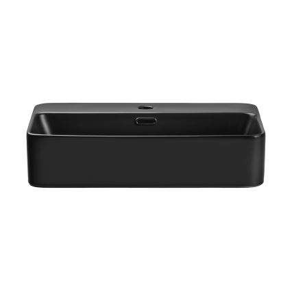 COMAD TRUST 2 BLACK ( E-6282 ) - Умивальник накладний (на стільницю) TRUST 55x38 см кераміка/матовий чорний