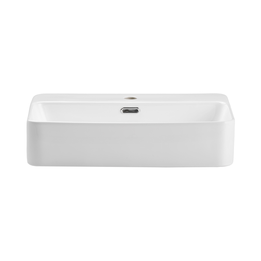 COMAD TRUST 2 WHITE (E-6282) - Раковина на столешницу TRUST 55x38 см керамика/блестящий белый