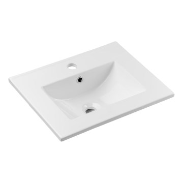 COMAD UM-2050RB DANCE 50 DP - Врезной умывальник DANCE 52x40 см керамика/матовый белый