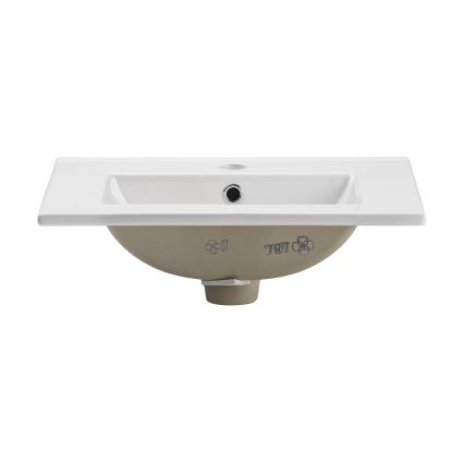 COMAD UM-2050RB DANCE 50 DP - Врезной умывальник DANCE 52x40 см керамика/матовый белый