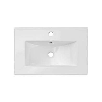 COMAD UM-2060RB DANCE 60 - Врезной умывальник DANCE 62x40 см керамика/блестящий белый