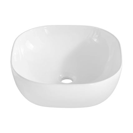 COMAD UM-6252 SMILE 40 DP - Раковина на столешницу SMILE 41x41 см керамика/блестящий белый