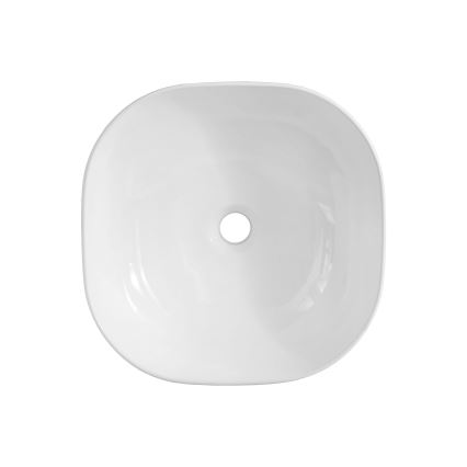 COMAD UM-6252 SMILE 40 DP - Раковина на столешницу SMILE 41x41 см керамика/блестящий белый