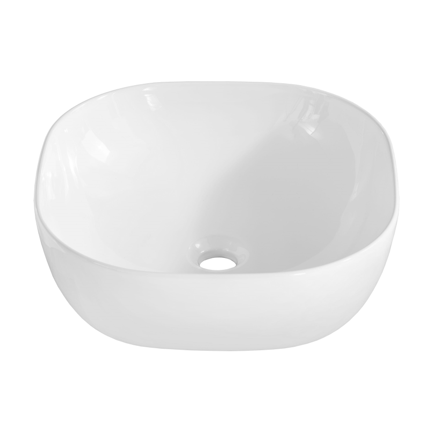 COMAD UM-6252 SMILE 40 DP - Умивальник накладний (на стільницю) SMILE 41x41 см кераміка/глянцевий білий