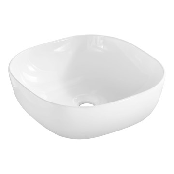 COMAD UM-6252 SMILE 40 DP - Умивальник накладний (на стільницю) SMILE 41x41 см кераміка/глянцевий білий