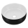 COMAD UM-6259 SIMPLE 8. - Раковина для установки на столешницу SIMPLE, диаметр 36 см, керамика/матовый белый/матовый черный