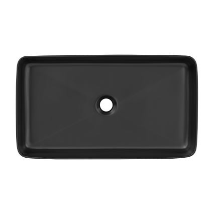 COMAD UM-6275 SLIM 60 BLACK DP - Раковина на столешницу SLIM 61x34 см керамика/матовый черный
