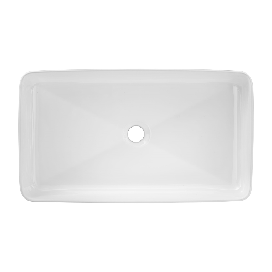 COMAD UM-6275 SLIM 60 WHITE DP - Раковина на столешницу SLIM 61x34 см керамика/блестящий белый