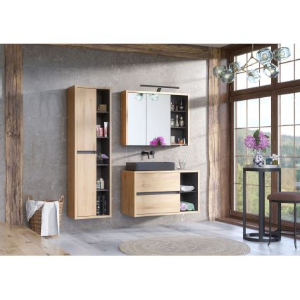 COMAD UM-6276 SLIM 40 BLACK DP - Умивальник накладний (на стільницю) SLIM 37x37 см кераміка/матовий чорний
