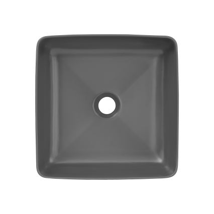 COMAD UM-6276 SLIM 40 GREY DP - Раковина на столешницу SLIM 37x37 см керамика/матовый серый
