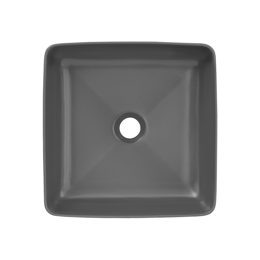 COMAD UM-6276 SLIM 40 GREY DP - Раковина на столешницу SLIM 37x37 см керамика/матовый серый