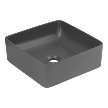 COMAD UM-6276 SLIM 40 GREY DP - Раковина на столешницу SLIM 37x37 см керамика/матовый серый