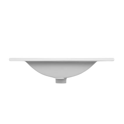 COMAD UM-CFP LAVA 50D - Врезной умывальник LAVA 51x46 см керамика/блестящий белый