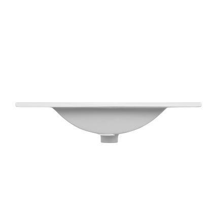 COMAD UM-CFP LAVA 80D - Врезной умывальник LAVA 81x46 см керамика/блестящий белый