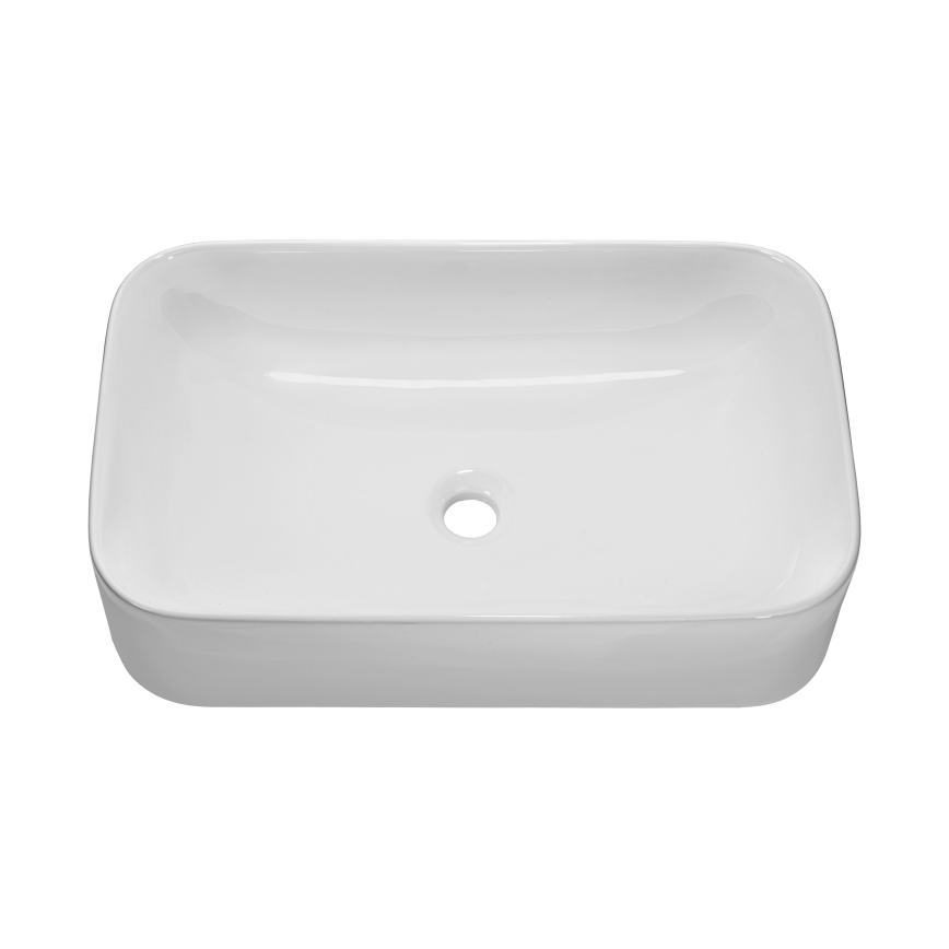 COMAD UN-KATI60-SW 7857B(60) - Раковина на столешницу KATI 61x38 см керамика/блестящий белый