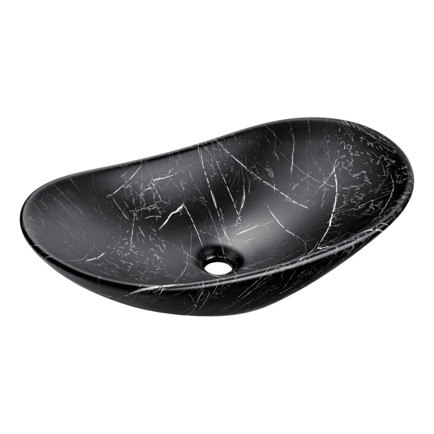 COMAD UN-LENA-MB2 - Раковина для установки на столешницу LENA 61,5x36 см керамика/матовый черный