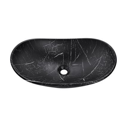 COMAD UN-LENA-MB2 - Раковина для установки на столешницу LENA 61,5x36 см керамика/матовый черный