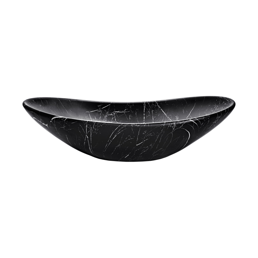 COMAD UN-LENA-MB2 - Умивальник накладний (на стільницю) LENA 61,5x36 см кераміка/матовий чорний