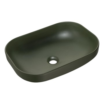 COMAD UN-NELI-MFG - Раковина на столешницу NELI 50,4x35,2 см керамика/матовый зеленый