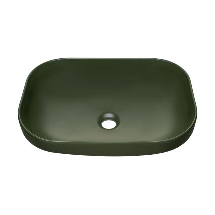 COMAD UN-NELI-MFG - Раковина на столешницу NELI 50,4x35,2 см керамика/матовый зеленый