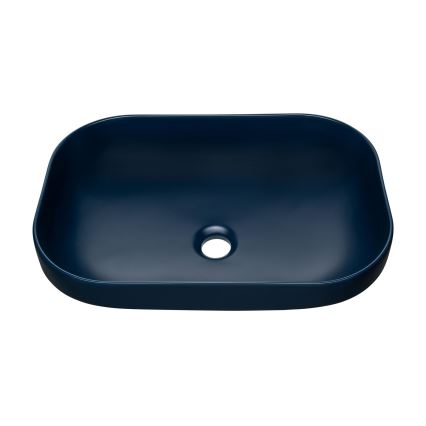 COMAD UN-NELI-MNB - Раковина накладная NELI 50,4x35,2 см, керамика/матовый морской синий