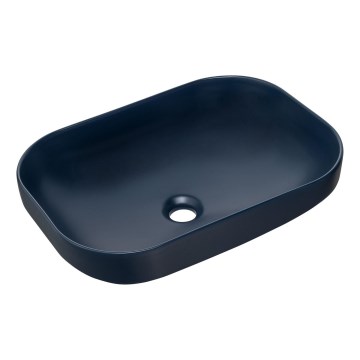 COMAD UN-NELI-MNB - Умивальник накладний (на стільницю) NELI 50,4x35,2 см кераміка/матовий морська синій