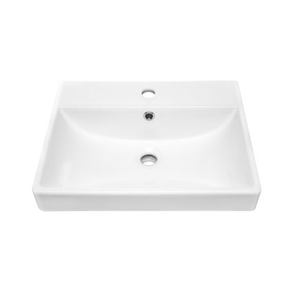 COMAD UN-RITA-GW-60 - Раковина на столешницу RITA 60x40 см керамика/блестящий белый