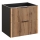 COMAD XILO BLACK WOTAN 82-60-D-2S - Тумба під умивальник для ванної XILO 57x60,2 см чорна/дуб wotan