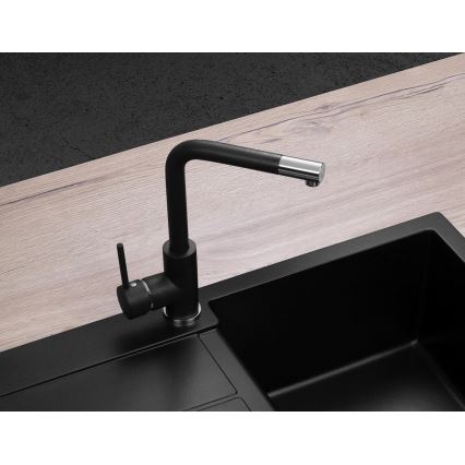 Concept BDG4327BC - Кухонний змішувач для мийки 27,3 см граніт/чорний