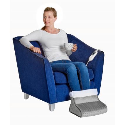 Concept BV1020 - Электрическая грелка для ног 100 Вт/230 В 30x30 см, серо‑белая