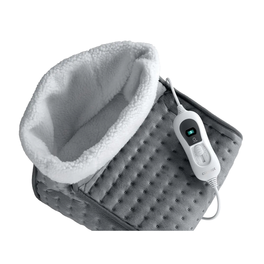 Concept BV1020 - Электрическая грелка для ног 100 Вт/230 В 30x30 см, серо‑белая