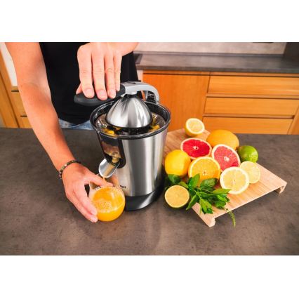 Concept CE3520 - Рычажный пресс для цитрусовых 0,75 л, 160 Вт/230 В, нержавеющая сталь