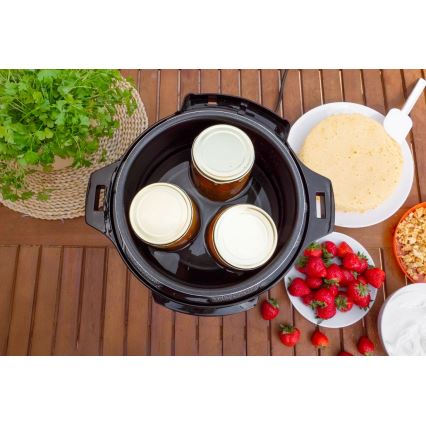 Concept CK8001 - Багатофункціональна електрична скороварка 5,6 л 1000 Вт/230 В Wi‑Fi нержавіюча сталь