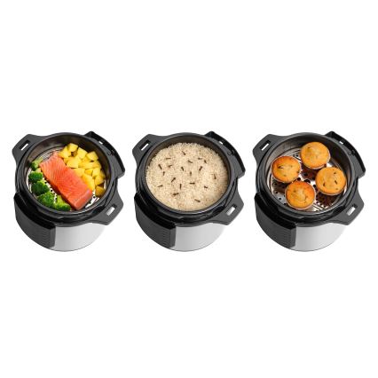 Concept CK8001 - Багатофункціональна електрична скороварка 5,6 л 1000 Вт/230 В Wi‑Fi нержавіюча сталь