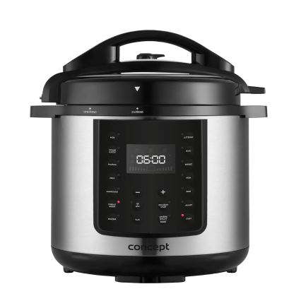 Concept CK8001 - Багатофункціональна електрична скороварка 5,6 л 1000 Вт/230 В Wi‑Fi нержавіюча сталь