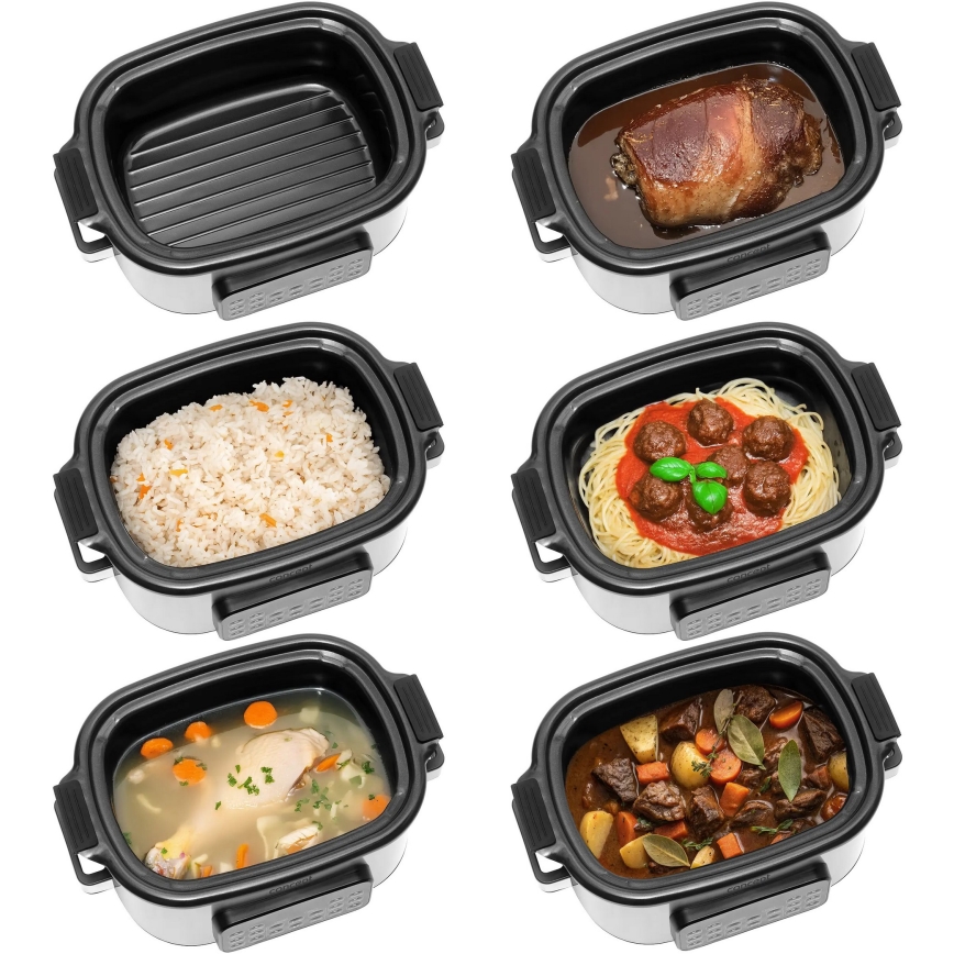 Concept CK9000 - мультиварка 6 л, 10 в 1, 1250 Вт/230 В, з нержавіючої сталі