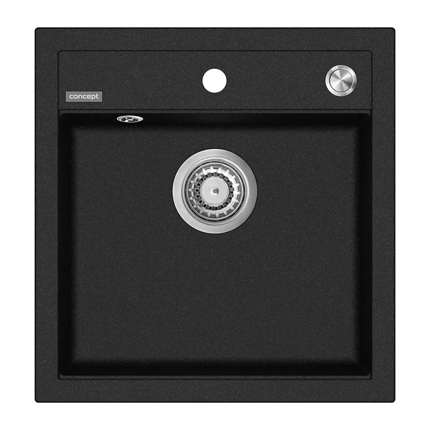 Concept DG00C50BC - кухонная мойка CUBIS 49x51 cm гранит/чёрный