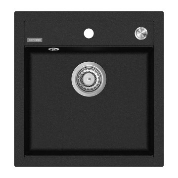 Concept DG00C50BC - кухонная мойка CUBIS 49x51 cm гранит/чёрный