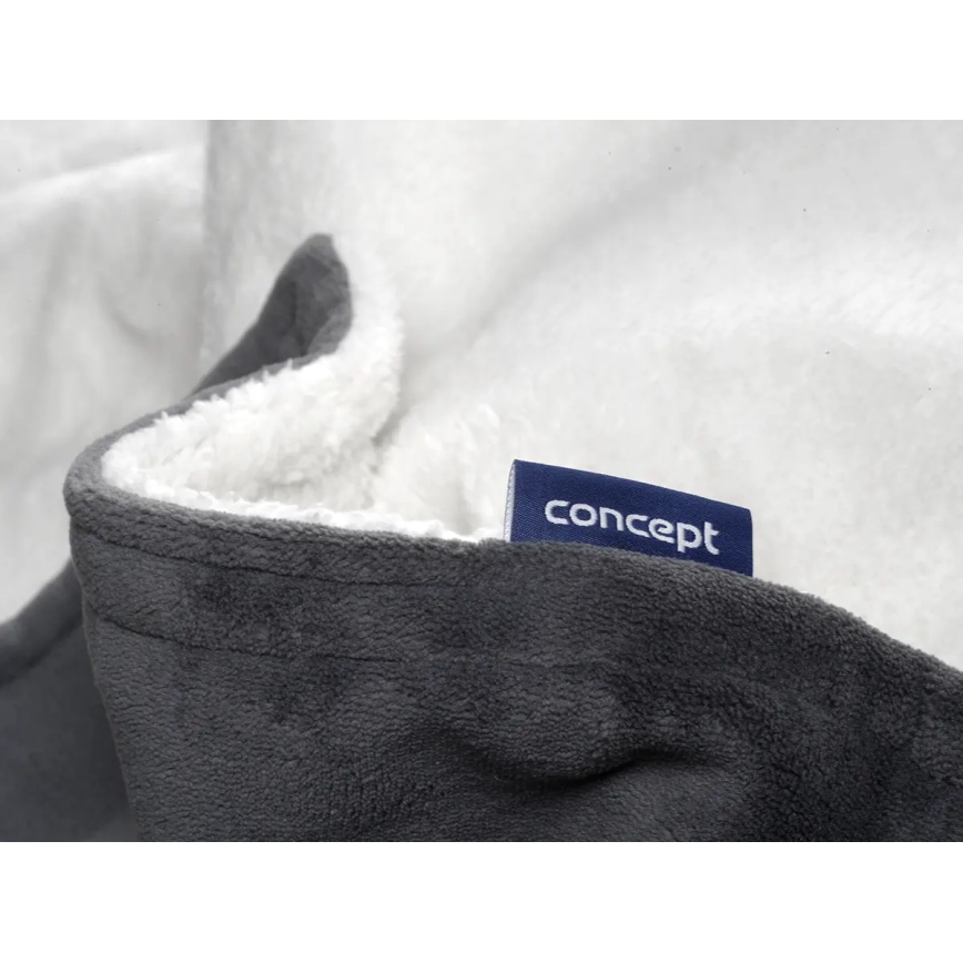 Concept DV7420 - Электрическое одеяло с подогревом 160 Вт/230 В 180x130 см серый/белый