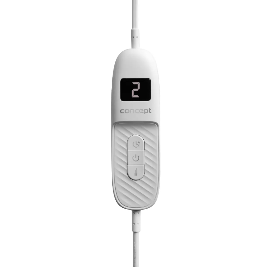 Concept DV7420 - Электрическое одеяло с подогревом 160 Вт/230 В 180x130 см серый/белый